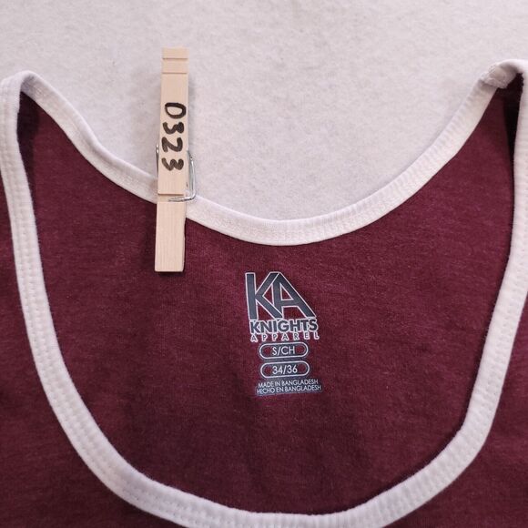 Knights Apparel Texas A&M Aggies Tank Casual Top Shirt Womens Size S Maroon - Picture 3 of 9